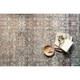 Chris Loves Julia x Loloi Jules Denim/Spice 9'6" x 14' Area Rug