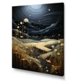 thumbnail image 2 of Designart "Dark Drama in Green Storm II" Landscape & Nature Canvas Art Print, 2 of 5
