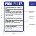 thumbnail image 3 of Maine Pool Rules Sign, Complies With State Of Maine Pool Safety Code, 24x36 Corrugated Plastic, 3 of 7