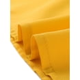 thumbnail image 5 of Blusa Allegra K de oficina manga larga con cuello de Pajarita elegante para Mujer color Amarillo L, 5 of 5