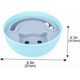 thumbnail image 2 of Automatic Dog Food Dispenser Pet Educational Toys Anti-bite Bowl Detachable Feeder Bowl Blue, 2 of 5