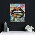 thumbnail image 5 of RUIYC Abstract Women Lips Wall Art Canvas Prints Colorful Poster Prints Street Art Wall Decor Pictures for Living Room Bedroom Home Decor, 5 of 5