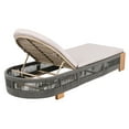 thumbnail image 4 of Patio Seating Outdoor Acacia Wood Patio Adjustable Lounge Chair Set of 2- Uncushioned for Backyard Pool Garden-Grey rope & Natural iron,Outdoor Seating, 4 of 12