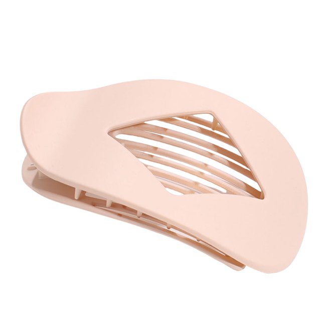 CLAW CLAP Mujeres Elegantes Duckbill Clamp para Grueso Delgado (beige)