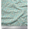 thumbnail image 1 of Soimoi Toile de Voile de Coton Ver de Terre, de Fruits et d'Insectes 1 Yard 42 Inch Wide, 1 of 3