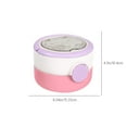 thumbnail image 3 of 3-Compartment Bento Box with Removable Cutlery, Leak-Proof Lunch Container for Adults, Meal Prep Containers with Portion Control, Food Grade Plastic & Stainless Steel, Microwave & Dishwasher Safe, 3 of 5