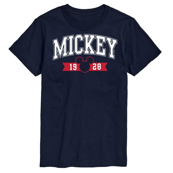 Mickey & Friends - Mickey 1928 Collegiate - Men's Short Sleeve Graphic T-Shirt