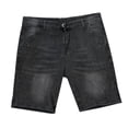 thumbnail image 4 of Mens Jeans Summer Thin Trend Straight Leg Denim Shorts Casual Streetwear Outdoor Activities Loose Mens Jorts YA Black S, 4 of 7