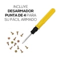 thumbnail image 3 of Carro Organizador de 3 Niveles | Carrito de Servicio Multifuncional con Ruedas | Estante Movil de Almacenamiento | Organizador de Metal (Rosa), 3 of 8