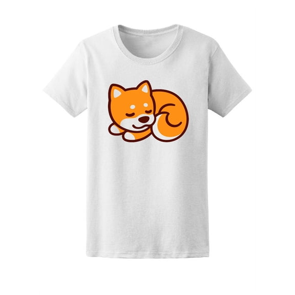 Cute Shiba Inu Puppy Lovely Dog T-Shirt Women -Image by Shutterstock, Female XX-Large