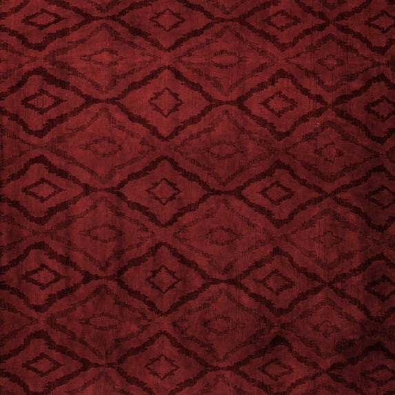 Ahgly Company Indoor Square Persian Red Bohemian Area Rugs, 5' Square