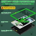 thumbnail image 3 of Dteck Kids Friendly Case for Samsung Galaxy Tab A8 10.5-inch (2022),Shockproof Rubber Rugged Protective Cover Kickstand Case for Samsung Galaxy Tab A8 10.5" X200 X205 X207,Black/Green, 3 of 7