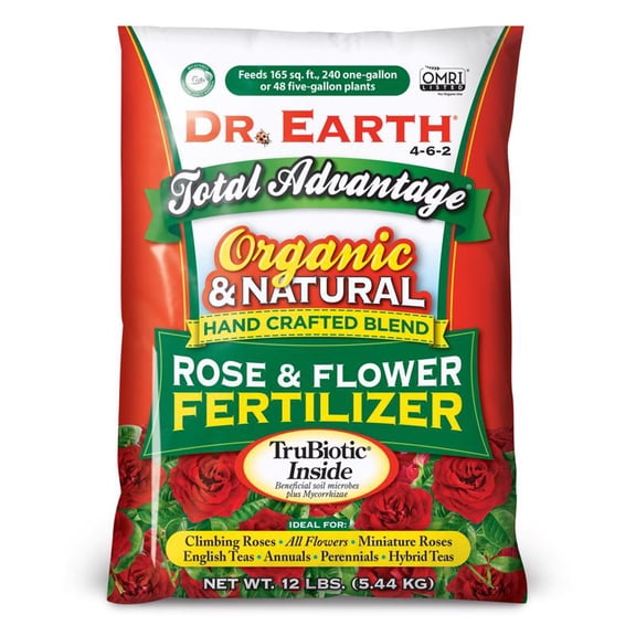 Dr. Earth Total Advantage Organic Rose & Flower Granules Plant Food 12 lb