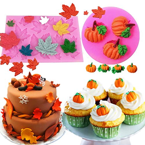 Maple Leaves Style Silicone Baking Mold Sugar Craft Cake Chocolate Decor Moulds 