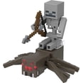 thumbnail image 2 of Minecraft Coffret 2 Figurines- Créer-Un-Bloc Squelette et Araignée, 2 of 6