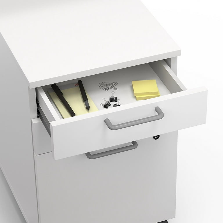 UnionBasic Document Organizer, 3-Drawer File Cabinet Document Storage Box,  Office Desktop Filing Organizer, Black