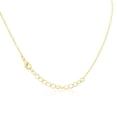thumbnail image 3 of SuperJeweler P Initial Necklace for Women, Gold Hearts, Free 17" Cable Chain, 3 of 4