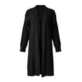 thumbnail image 3 of Womens Cable Knit Longline Cardigan Sweater Oversized Long Sleeve Casual Fall Winter Tops, 3 of 4