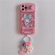 thumbnail image 1 of Funda de teléfono con diseño de estilo muñeca tridimensional, espejo de Hello Kitty, dibujos animados, para iphone Xr Xs 11 12 13 14 15Pro Max, 1 of 4