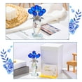 thumbnail image 3 of ABPETE Crystal Blue Rose Flower Figurines - Glass Rose Bouquet Gifts for Women Mom Wife Girlfriend on Valentines Christmas Mothers Day Wedding Party, 3 of 13