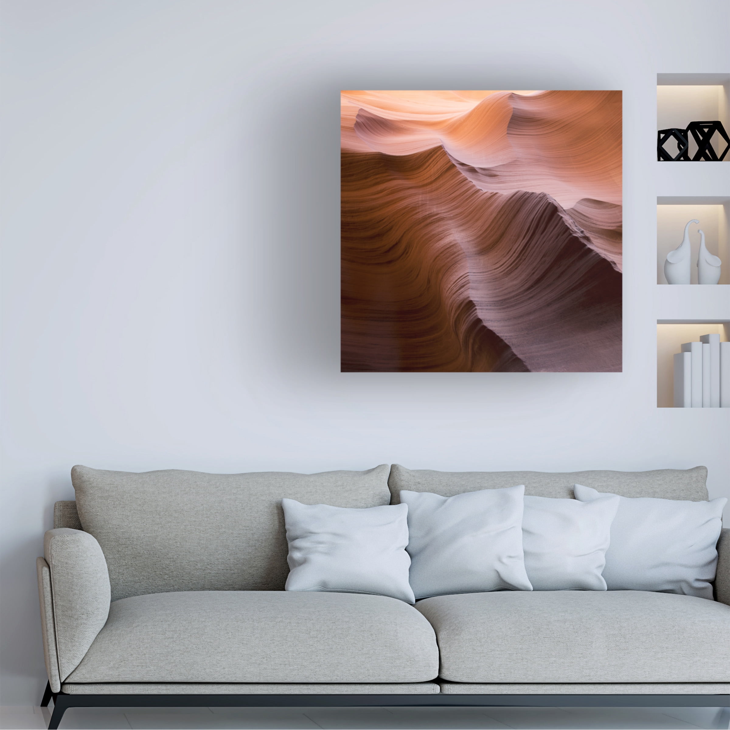 Trademark Fine Art "Smooth I" Canvas Art by Moises Levy
