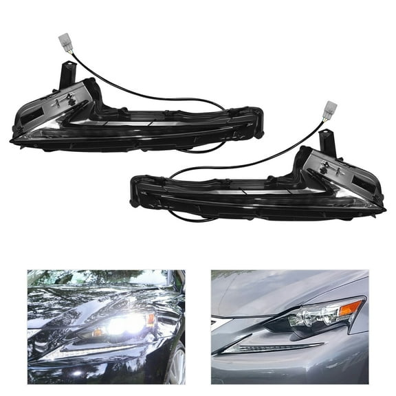 For 2014-2016 Lexus IS250 300 350 Pair LED Daytime Running Light DRL Left Right