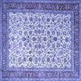 thumbnail image 1 of Ahgly Company Machine Washable Indoor Square Persian Blue Traditional Area Rugs, 3' Square, 1 of 4