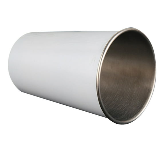 Stainless-Steel, Shatterproof Pint Cups, Unbreakable, friendly Perfect Tumbler For BBQ, Camping, Parties, Picnics For Kids And A White