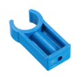 thumbnail image 4 of Unique Bargains PVC Pipe Clamps Clips, 20 Pack for 20mm(3/4') OD Hose Hanger Support, Blue, 4 of 5