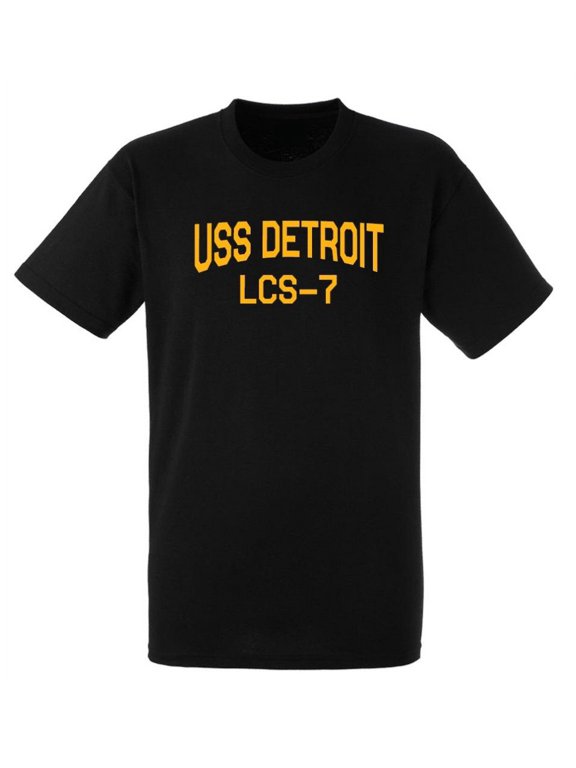 USS Detroit LCS-7 Freedom Littoral Combat Ship Naval Warship Short Sleeve Tee Shirt