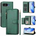 thumbnail image 3 of FOXDOCK Funda Tipo Cartera para Xiaomi Redmi A5 4G Cuero PU con Cremallera y Correa de Muñeca, Ranuras para Tarjetas, Soporte Plegable, Cierre Magnético, 3 of 5
