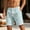 A271 Light Blue, variant on Men's Casual Summer Shorts Elastic Waist Drawstring Lightweight Cotton Linen Beach Lounge Wear with Side Pockets Comfortable Everyday Relaxed Fit Bottoms