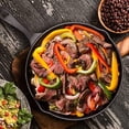thumbnail image 5 of Commercial CHEF CHFS1025 10.25 Inch Pre-Seasoned Cast Iron Skillet, Cast Iron Pan with Dual Pour Spouts, 5 of 6