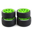 thumbnail image 3 of Upgrade Your RC Experience with 4 Green 17mm Hex Rubber Tires for Arma 1/7 FSR Model GT - Perfect for Enhanced Performance!, 3 of 6