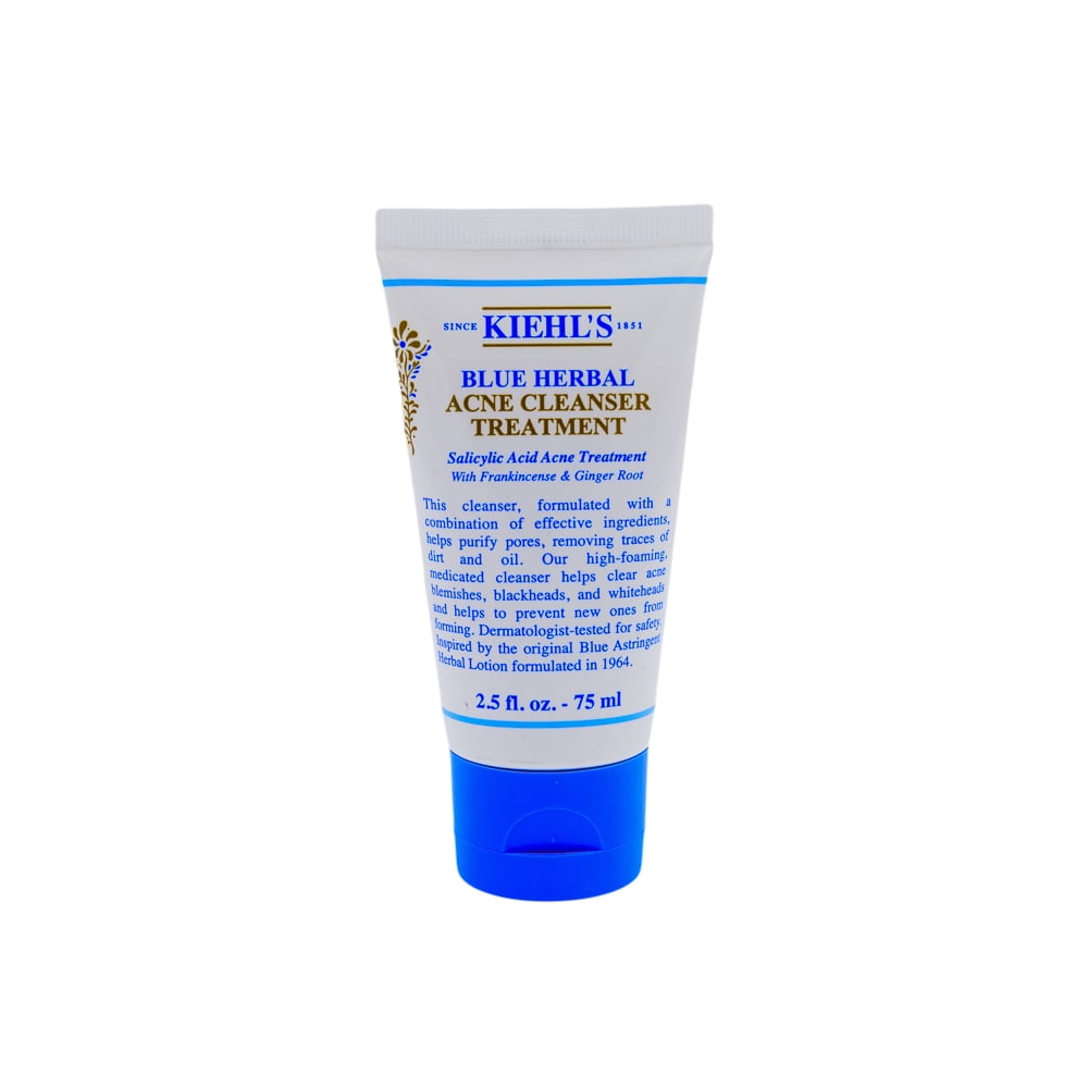 Kiehl's Blue Herbal Acne Cleanser Treatment 2.5oz (75ml)