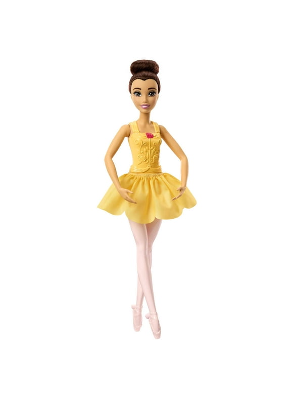 Disney Princess Beauty & the Beast Ballerina Belle Fashion Doll with Posable Arms and Legs