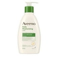 thumbnail image 1 of Aveeno Daily Moisturizing Lotion, Dry Skin, Non-Comedogenic, Prebiotic Oat, Daily Moisturizer, Fragrance Free, 1 of 7
