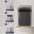 thumbnail image 3 of Basura Batería 12L Papelera Automática Papelera Impermeable para Baño Cocina ( ), 3 of 5