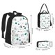 thumbnail image 2 of Disketp Cartoon House Car Mochila Estampada de Gran Capacidad con Lonchera y Estuche, Set de 3 Piezas para Estudiantes, 2 of 7