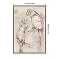 thumbnail image 4 of Amanti Art Sketched Birds Framed Canvas Wall Art Print, 4 of 8