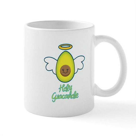 CafePress - Holy Guacamole Mugs - 11 oz Ceramic Mug - Novelty Coffee Tea Cup