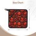 thumbnail image 2 of 2PCS Pot Holders for Kitchen - Heat Resistant Silicone Pot Holders with Hanging Loop, Cute Vegetable Tomato Non Slip Oven Hot Pads, Potholders for Decor Baking Cooking Kitchen, 2 of 6