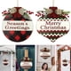 thumbnail image 2 of Matsuzay Cartel colgante de puerta de Navidad, guirnalda de feliz para Festival, colgador de pared para el hogar, estampado de letras Kits de decoración para fiestas Tipo 2, 2 of 6
