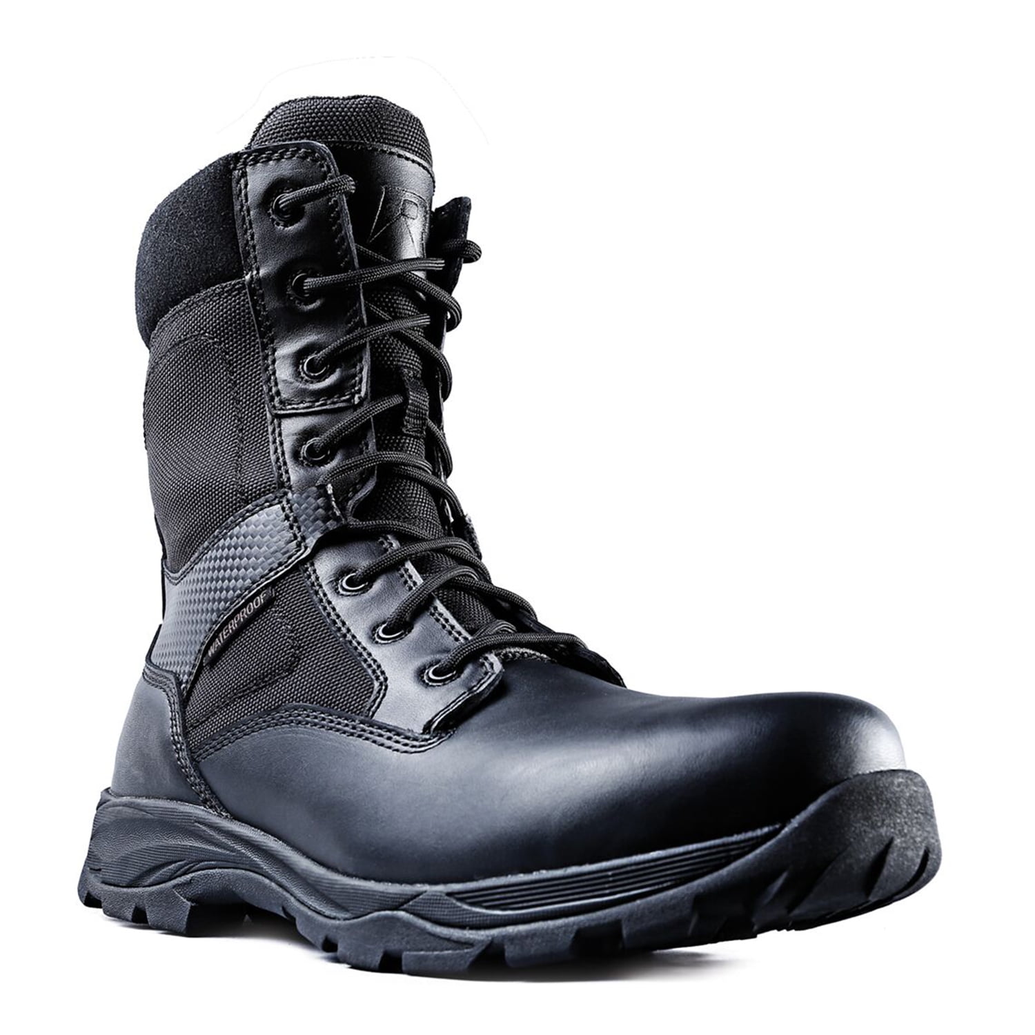 Pro Heavy Duty Water Resistant Leather Mens Safety Work Boots Composite Toe Cap 
