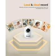 TMEZON 1080P HD IP Camera Wireless Home Security Camera 360° View for Home Security Camera Pan&Tilt WIFI Camera