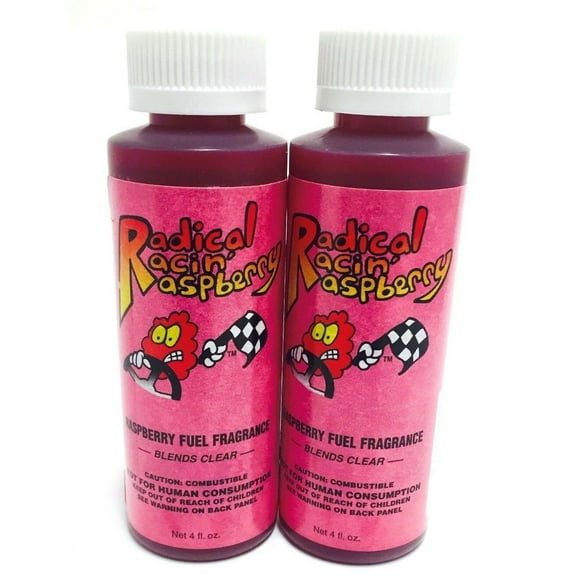 Power Plus Lubricants-2 PACK RASPBERRY Fuel Fragrance for Car, Motorcycle, ATV, IMCA - 4 fl oz