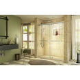 thumbnail image 5 of DreamLine Charisma 56-60 in. W x 76 in. H Frameless Bypass Sliding Shower Door in Brushed Nickel, 5 of 12