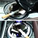 thumbnail image 3 of Cenicero Coche Libre de Humo Autoextinguible con Tapa y Luz LED oso de fresa Electrónica, 3 of 5