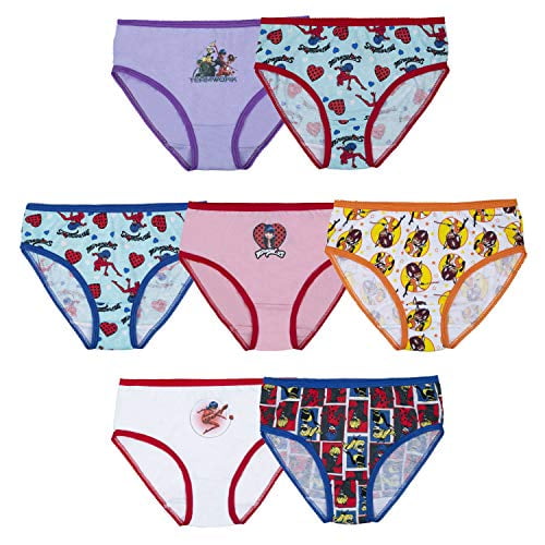 Girls' Ladybug 7-Pack Underwear in Sizes 4, 6, 8, MLadyBug 7pk