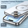 thumbnail image 5 of JETech Electroplated Case for iPhone 15 Plus 6.7-Inch, Camera Lens Full Protection, Compatible with MagSafe Wireless Charging, Shockproof Soft TPU Phone Cover (Silver), 5 of 7